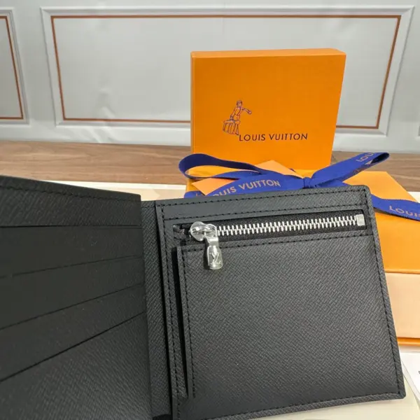 Amerigo Damier Graphite 男士多功能真皮錢包