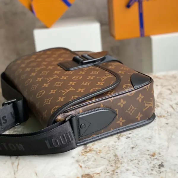 Louis Vuitton Archy MM 郵差包 | Monogram Macassar帆布 商務休閒兩用