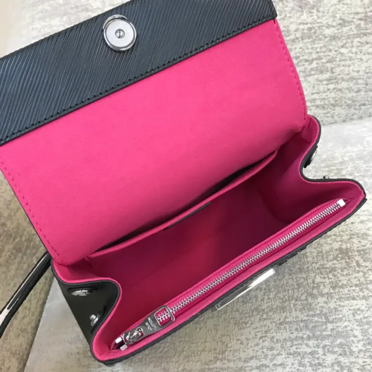 Louis Vuitton Cluny Mini 黑色Epi皮革雙面肩帶包包