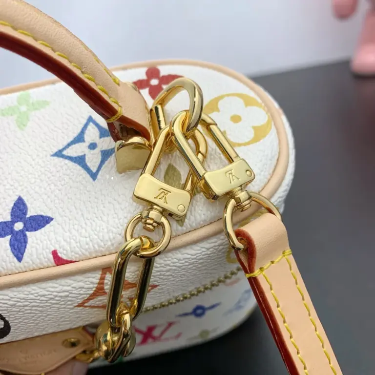 Louis Vuitton x 村上隆復刻版Vanity Chain Pouch 彩色Monogram鏈條隨身包