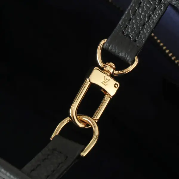 LV Neverfull MM 托特包 - 黑色壓花Monogram Empreinte皮革