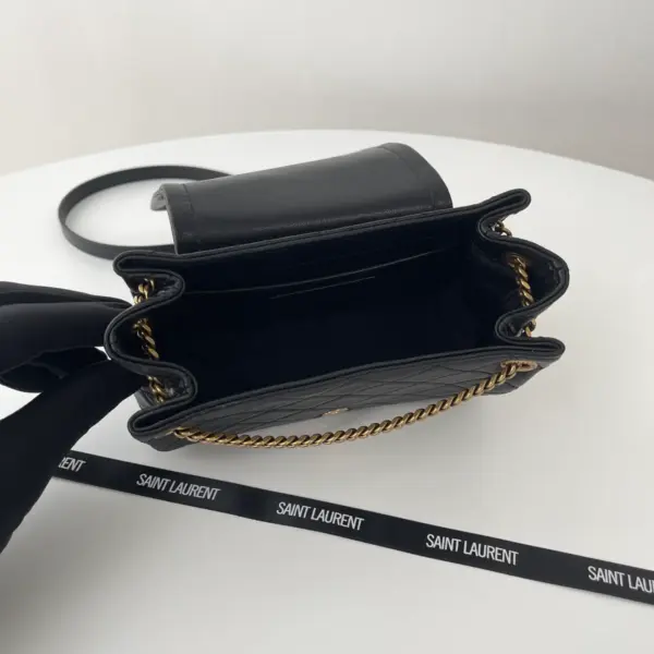 YSL MONOGRAM NOLITA 小羊皮菱格紋鏈條包
