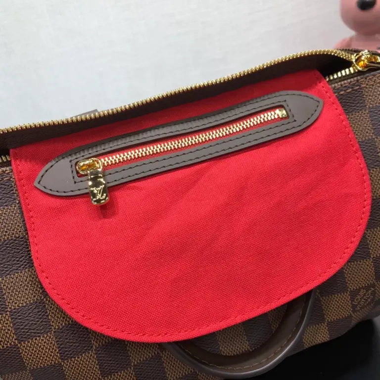 Louis Vuitton Speedy Bandoulière 25 幾何風Damier Ebene帆布手提斜挎包