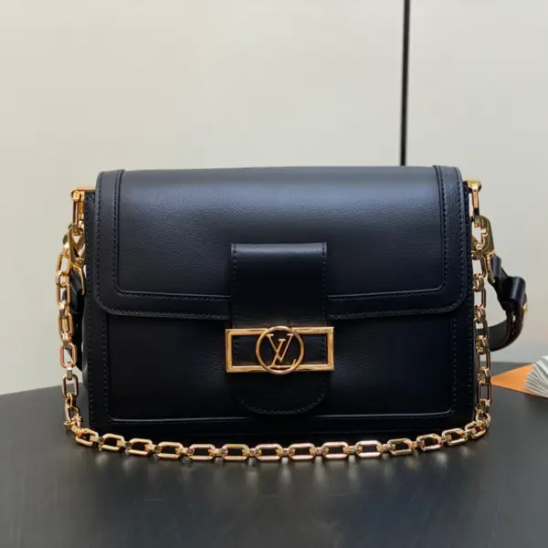Louis Vuitton Dauphine Soft MM 2024春夏系列柔軟小牛皮包包
