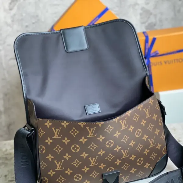 Louis Vuitton Archy MM 郵差包 | Monogram Macassar帆布 商務休閒兩用
