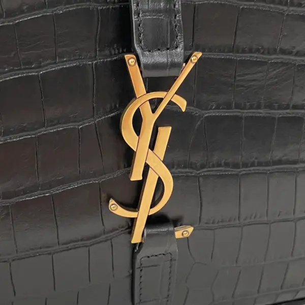 SAINT LAURENT MONOGRAM HOBO 小牛皮手袋