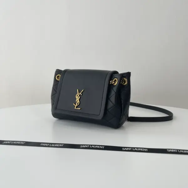 YSL MONOGRAM NOLITA 小羊皮菱格紋鏈條包