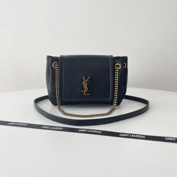 YSL MONOGRAM NOLITA 小羊皮菱格紋鏈條包