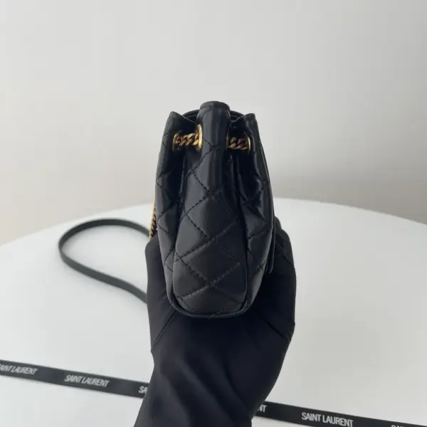 YSL MONOGRAM NOLITA 小羊皮菱格紋鏈條包
