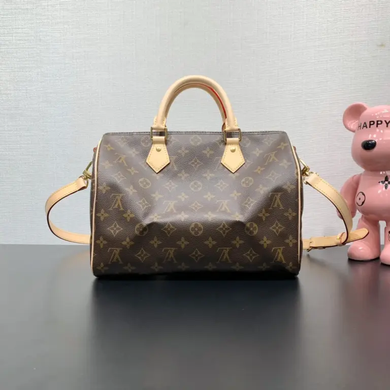 Louis Vuitton Speedy Bandoulière 30 經典老花手提斜挎包