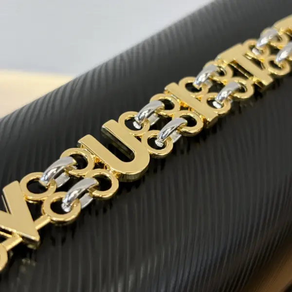 Louis Vuitton Twist MM Slim包包 | Epi皮革與Monogram壓花 | 可拆卸鏈條肩帶