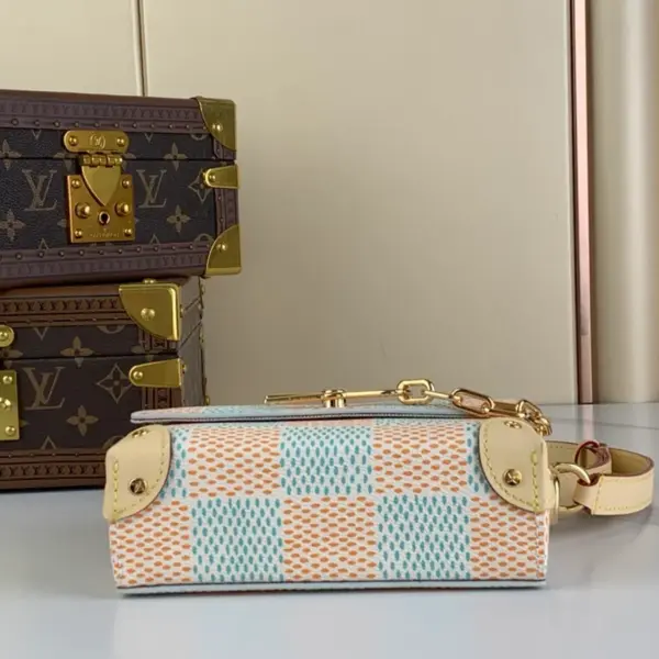 Louis Vuitton Steamer可穿戴式錢包 | Damier Heritage復古白