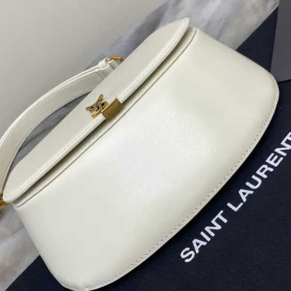 SAINT LAURENT BOX小牛皮CASSANDRE標誌頂部手柄手袋 16 SAINT LAURENT BOX小牛皮CASSANDRE標誌頂部手柄手袋