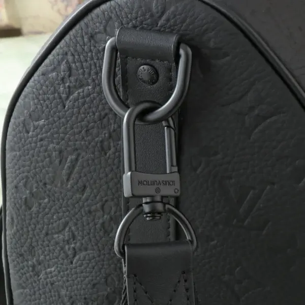 Louis Vuitton Keepall Bandoulière 35 經典壓花牛皮旅行包包