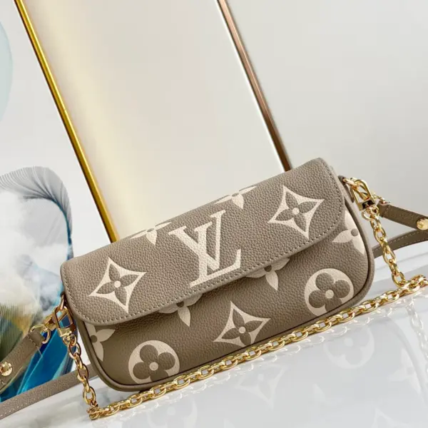 Louis Vuitton Wallet on Chain Ivy 雙色Monogram Empreinte鏈條錢包