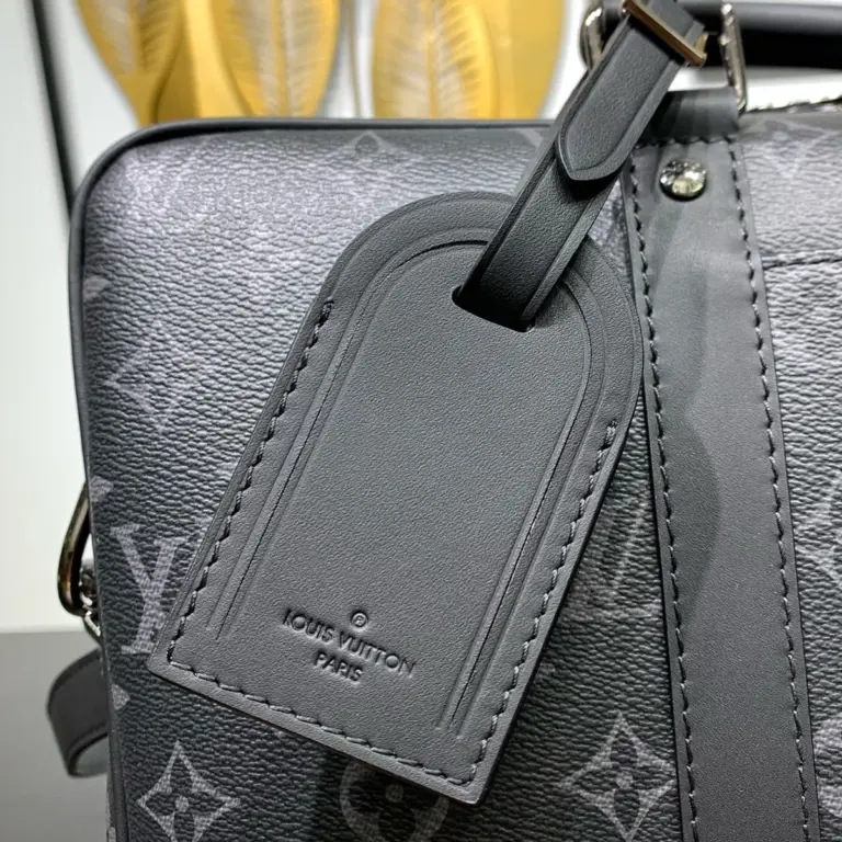 Louis Vuitton Porte-Documents Voyage PM 黑灰Monogram Eclipse公事包
