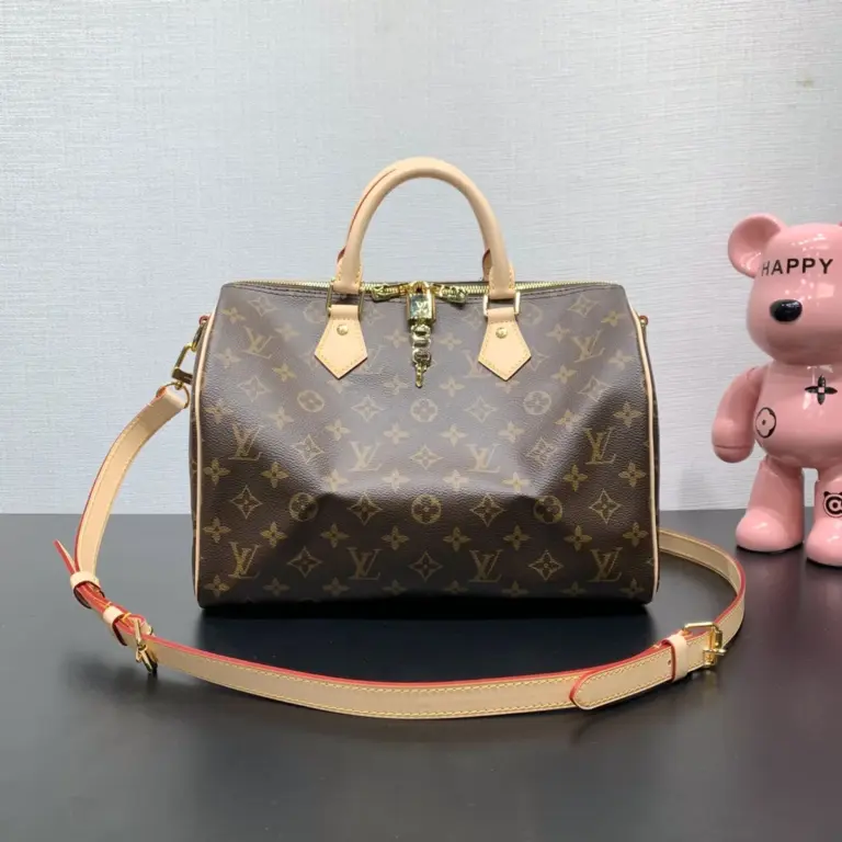 Louis Vuitton Speedy Bandoulière 30 經典老花手提斜挎包