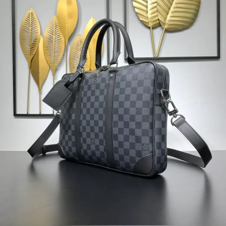 Louis Vuitton Porte-Documents Voyage PM 石墨格紋商務公事包