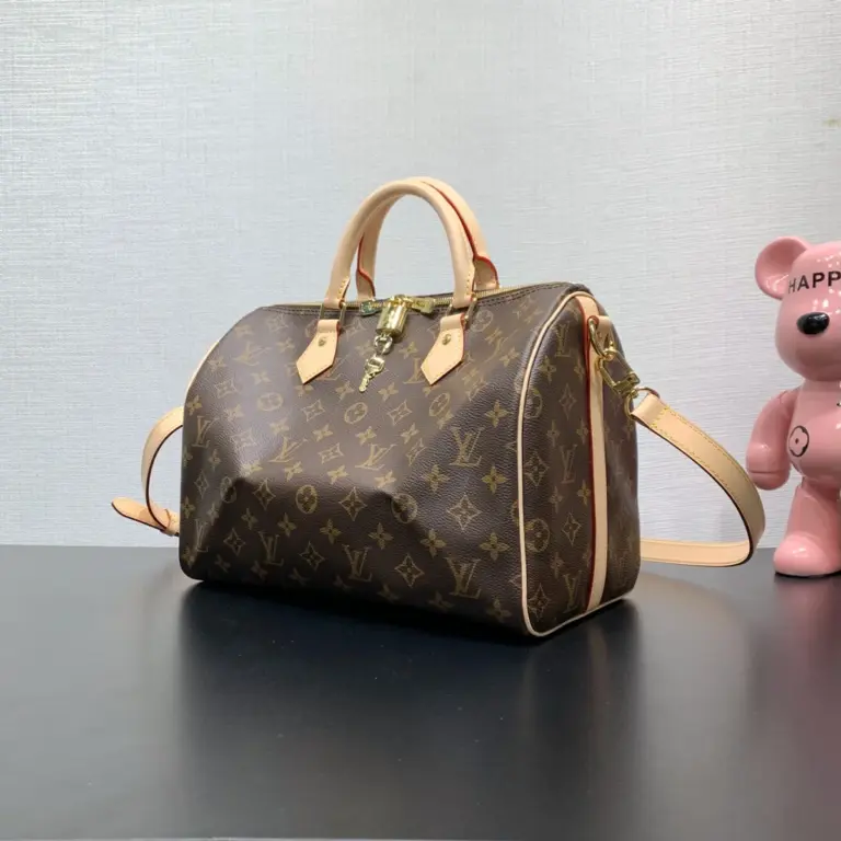 Louis Vuitton Speedy Bandoulière 30 經典老花手提斜挎包