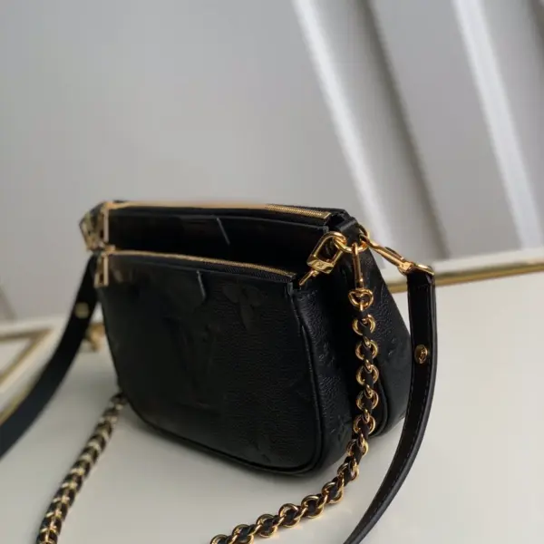 Louis Vuitton Multi Pochette Accessoires 斜背包 | Monogram Empreinte 皮革二合一設計