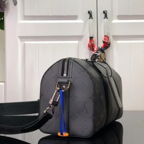 路易威登City Keepall Monogram Eclipse 斜挎旅行袋