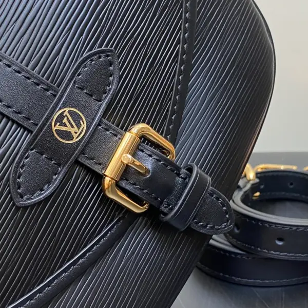 Louis Vuitton Saumur BB 黑色Epi皮革復刻馬鞍包