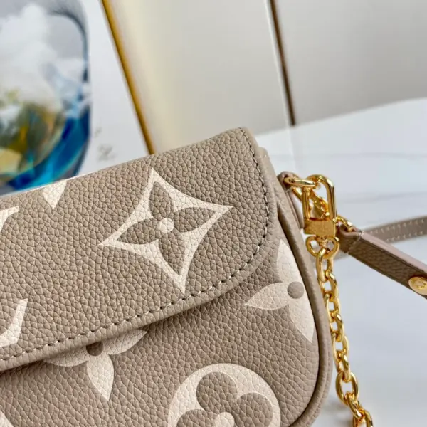 Louis Vuitton Wallet on Chain Ivy 雙色Monogram Empreinte鏈條錢包