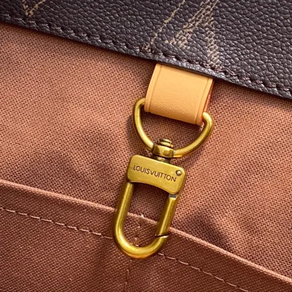 Louis Vuitton Shopper Tote MM 仿舊Monogram小牛皮手提包