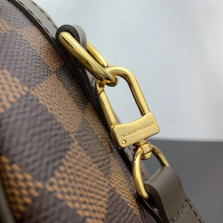 Louis Vuitton Speedy Bandoulière 25 幾何風Damier Ebene帆布手提斜挎包