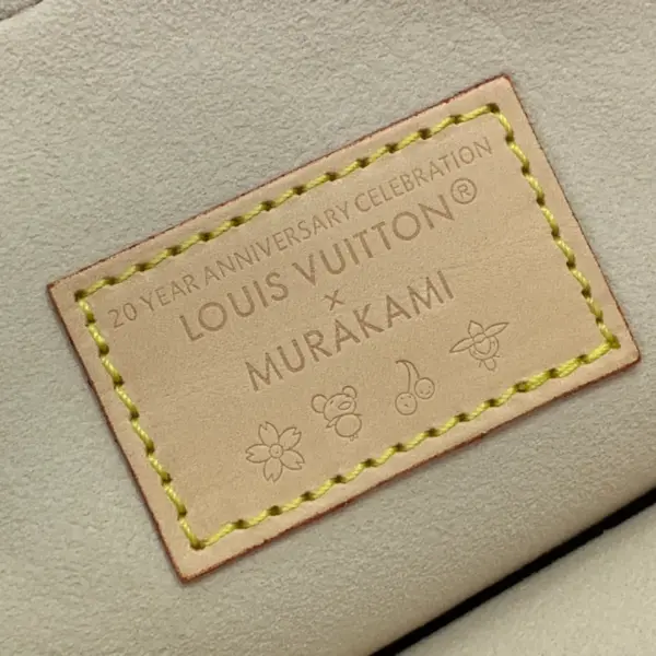 LV x 村上隆聯名Dauphine Soft GM包包 彩虹Monogram塗鴉限量款