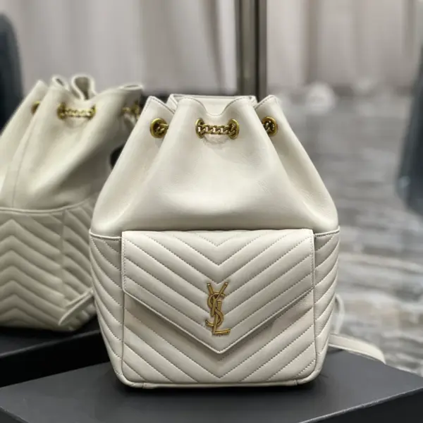 SAINT LAURENT MONOGRAM Y形絎縫小羊皮背包 11 SAINT LAURENT MONOGRAM Y形絎縫小羊皮背包