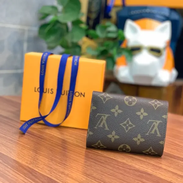 Louis Vuitton Victorine 錢夾 | Monogram帆布 粉色玫瑰金定制款