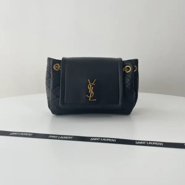 YSL MONOGRAM NOLITA 小羊皮菱格紋鏈條包