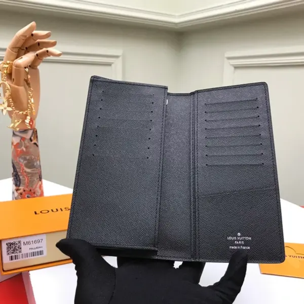 Louis Vuitton Brazza 男士Monogram Eclipse帆布錢包