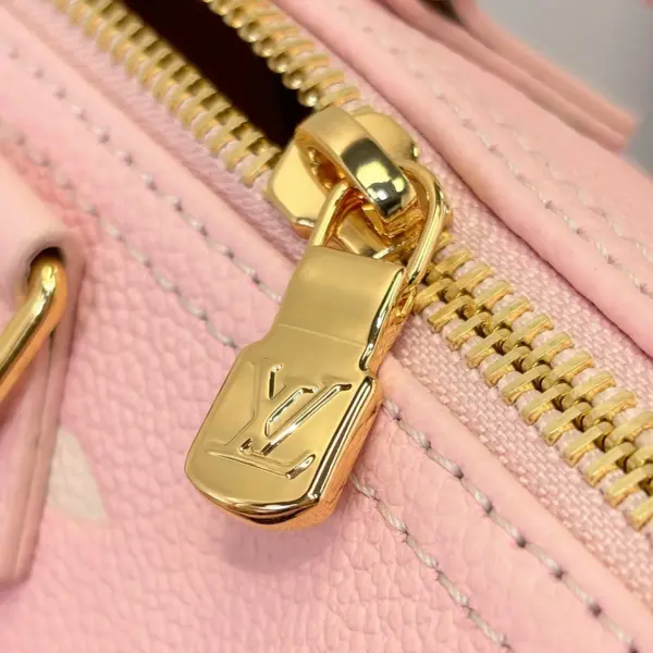 Louis Vuitton Nano Speedy 迷你包包 | Monogram Empreinte皮革 玫瑰金/白石英色 18 Louis Vuitton Nano Speedy 迷你包包 | Monogram Empreinte皮革 玫瑰金/白石英色
