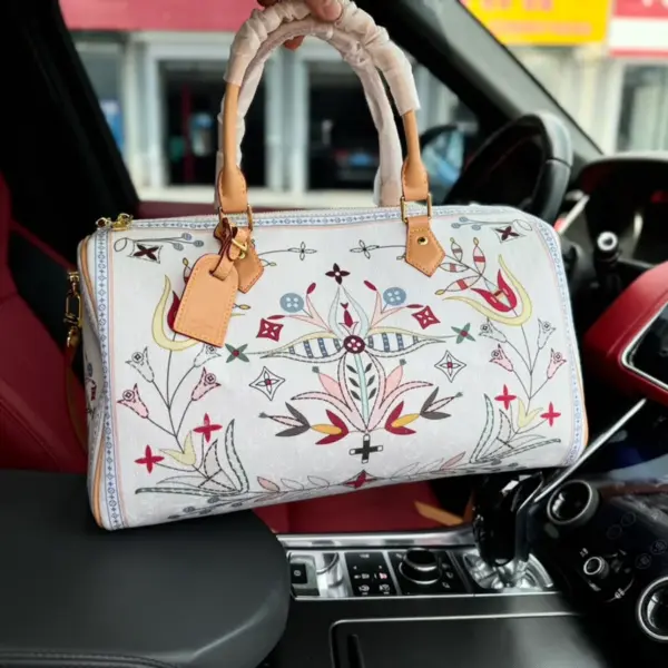 Louis Vuitton Speedy 40 Bandoulière 聯名限量款 - Pharrell Williams × Dakota部落藝術合作系列