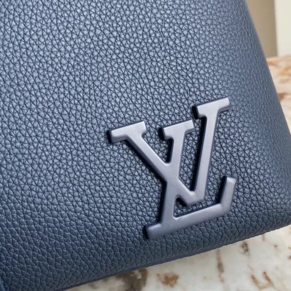 LV Takeoff 海軍藍 Aerogram 牛皮商務公事包
