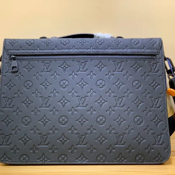 路易威登S Lock磁扣公事包 | 黑色Taurillon Monogram壓花牛皮