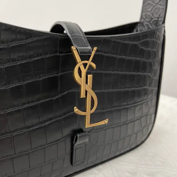 SAINT LAURENT MONOGRAM HOBO 小牛皮手袋