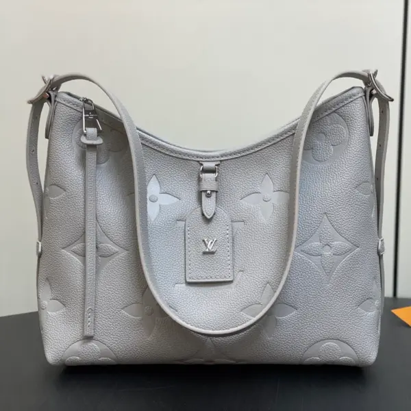 Louis Vuitton CarryAll PM 灰色Monogram牛皮都市包包 15 Louis Vuitton CarryAll PM 灰色Monogram牛皮都市包包