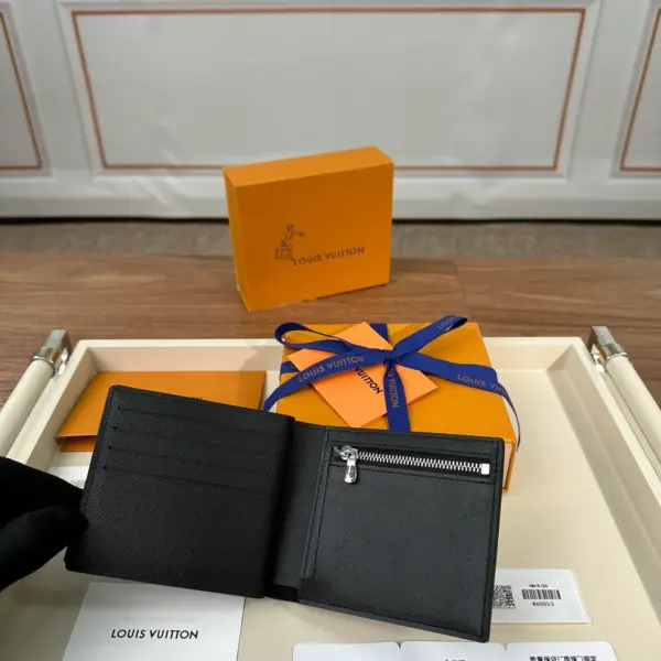 Amerigo Damier Graphite 男士多功能真皮錢包