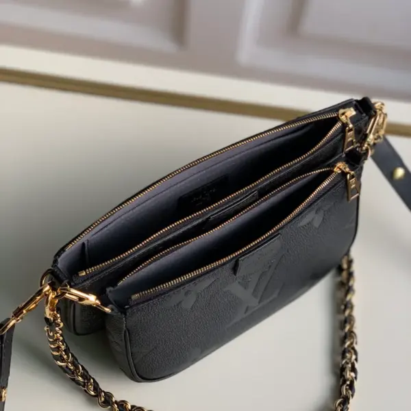Louis Vuitton Multi Pochette Accessoires 斜背包 | Monogram Empreinte 皮革二合一設計