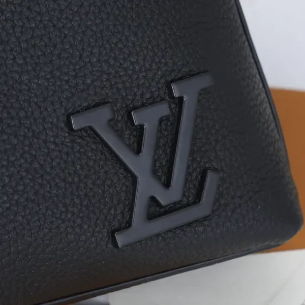 Louis Vuitton Takeoff 商務公事包 | 黑色粒面小牛皮 電腦便攜設計