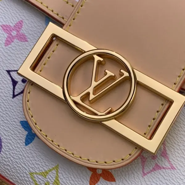 LV x 村上隆聯名Dauphine Soft GM包包 彩虹Monogram塗鴉限量款