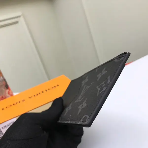 LV Monogram Eclipse 零錢卡片包 - 時尚多功能收納