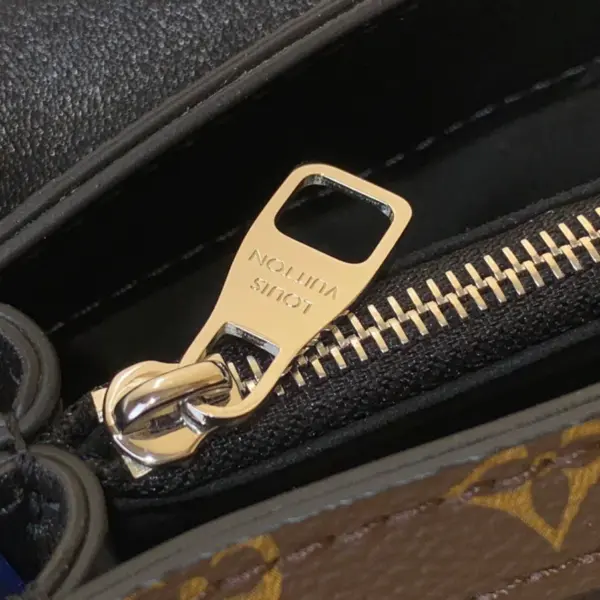Louis Vuitton Dauphine Soft MM 黑色小羊皮包包