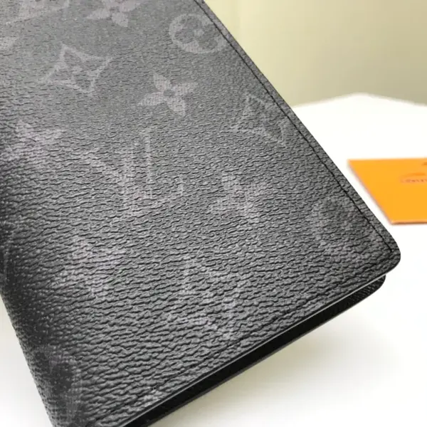 Louis Vuitton Brazza 男士Monogram Eclipse帆布錢包