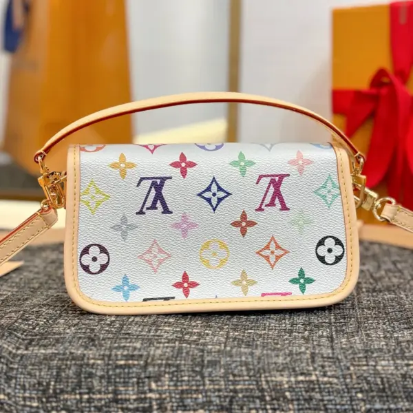 LV x TM Nano Diane 彩色Monogram斜挎包包