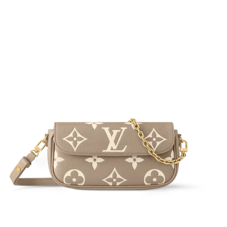 Louis Vuitton Wallet on Chain Ivy 雙色Monogram Empreinte鏈條錢包