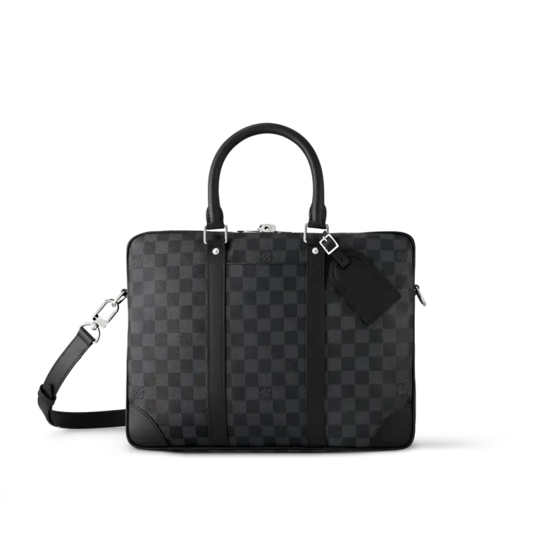 Louis Vuitton Porte-Documents Voyage PM 石墨格紋商務公事包
